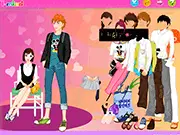 Play Chair Couple Dressup free online game on PlayArcadeHub, styling a romantic couple sitting together.
