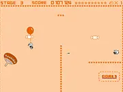 Balloon Dog online free game – physics puzzle guiding floating dog with a fan on PlayArcadeHub