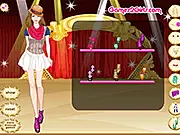 Play Fancy Sweety Party Girl dress up game, style Misty for a party, chic clothes and accessories