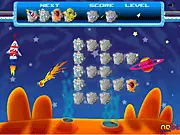 Play Space Jiggy free online Match 3 puzzle game - matching three identical space objects in a straight line
