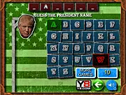 Playing Classic Word Guesser free online, guessing letters to solve the hidden word puzzle