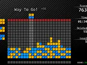 Celenite fast-paced matching game screenshot, colorful blocks expanding on the screen