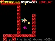 Mazemaster online game screenshot, player character evading enemies in a maze, free arcade puzzle game on PlayArcadeHub