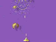 Pixel Hate free online vertical arcade shooter game screenshot with spaceship and power-ups