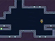 Screenshot of the Titania free online adventure game showing a lonely character on a space station