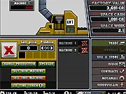 Space Factory game screenshot, play free online management game, hire workers and optimize production in space