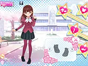 Play Sailor Fuku Makeover free online dress up game, design the Japanese school girl uniform with custom colors and styles.