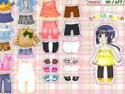 Mayuka Kondou dress up game free online, anime girl character customization
