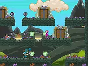 Mushroom Commando action game screenshot – Princess Bubblegum platformer