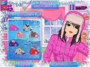 Winter Hair & Make-Up free online dress up and fashion game