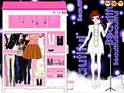 Dance Star K-Pop Competition game screen showing a character ready to perform on a stage
