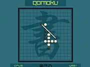 Gomoku online board game showing players attempting to get five of their pieces in an unbroken line on PlayArcadeHub