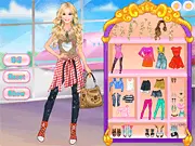 Ellie Travel Blogger game image showing a young woman posing in a stylish travel outfit, ready for a photo shoot in an exotic location.