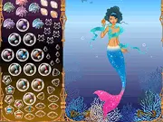 Little Mermaid Fairy Dress Up game, styling a mermaid with fairy wings and underwater accessories