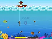Fun Fishing Simulation free online game, realistic real fishing game, catch as many fish as possible with the hook, PlayArcadeHub