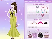 My Sweet Wardrobe free online game screen showing a model being styled with new clothes and beauty accessories