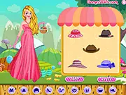 Playing Candy Land Dressup online, dressing up Laura with fashionable clothes and accessories for her forest trip