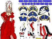 Astharoshe Asran Dress Up game showing the character in a customizable outfit with both anime and manga style selections visible, available to play free online.