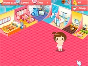 Baby Care Deluxe online game free on PlayArcadeHub, virtual baby care simulation