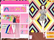 Candy Pretty Lady free online dress-up game, play girl fashion game, create sweet candy-colored outfits on PlayArcadeHub