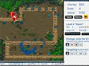 Play Tanks Defence free online tower defense game, defend the base with turrets, strategic tank defense game on PlayArcadeHub