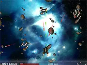 Play Somewhere in Space free online space shooter game - spaceship blasting alien enemies