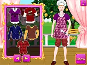 Bradley, the barbecue host, smiling while wearing a stylish apron and a summer outfit in the free online dress-up game