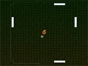 Ball-9000 free online game screen, four paddles hitting a ball, retro arcade skill game with upgrades