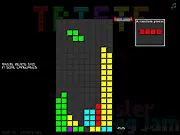 Triste classic puzzle game screenshot showing colorful falling blocks (Tetriminos) in a vertical puzzle board