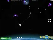 Play Suckaz free online space shooter game, upgrade shop system, avoid black holes and enemies in Suckaz