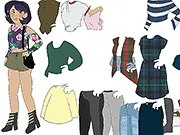Brooklyn Dress Up free online fashion game styling a girl for a street party