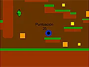Play Jumper Ball free online. Arcade game controlling a blue ball, jumping over spikes and gaps.