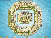 Playing Bullseye Mahjong free online tile matching puzzle game