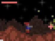 SpaceWrecked free online action-adventure platformer screenshot | Character exploring dark underground ruins on a desolate planet