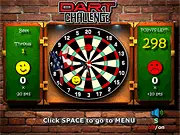 Playing the classic Dart Challenge 301 game free online