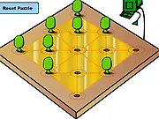 Peg Puzzle free online game, classic logic brain teaser, play strategy peg jumping game