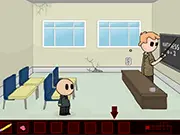 Return to Riddle School online game remake, point-and-click adventure, escaping the classroom, play free on PlayArcadeHub