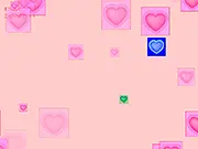 Pink Hearts free online game, dodge and collect hearts game, arcade survival
