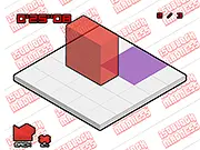 Isoblock Madness online game – solve puzzles and guide the rolling block through tricky paths