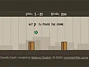 Deadly Dash online free jumping game: avoid boxes and obstacles in an endless runner