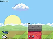 Play Chicken Wings free online flying game, navigating a chicken through barns