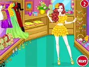 Fashion Star Sisters game screenshot, two celebrity sisters wearing cute dresses and high heels, free online dress-up game