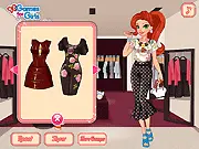 Editor's Pick Luxury Shopping free online dress-up game, showing a fashion diva choosing high-end clothes and accessories on PlayArcadeHub.