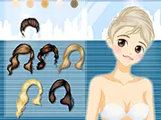 Spring Scarf Fashion Makeover free online game screenshot, showing a girl model wearing a stylish spring outfit and scarf