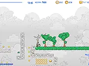 Screenshot of Cowlorful game showing a cartoon cow painting a section of the world with bright color, collecting a coin, play free online puzzle