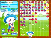 Rabbit Fruit Basket free online game, fruit matching puzzle, bunny game