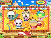 Play Chewoo's Pie Throwing Contest online free, throw pies at targets while avoiding bombs and birds in a fun arcade game.