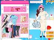 Play Warm Cashmere free online dress up game, winter fashion game, cozy princess outfit creator