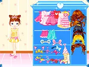 Little Girl Birthday Dressup free online party outfit game