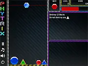 The Phytrix free online game, a physics-based puzzle and challenging Tetris variant